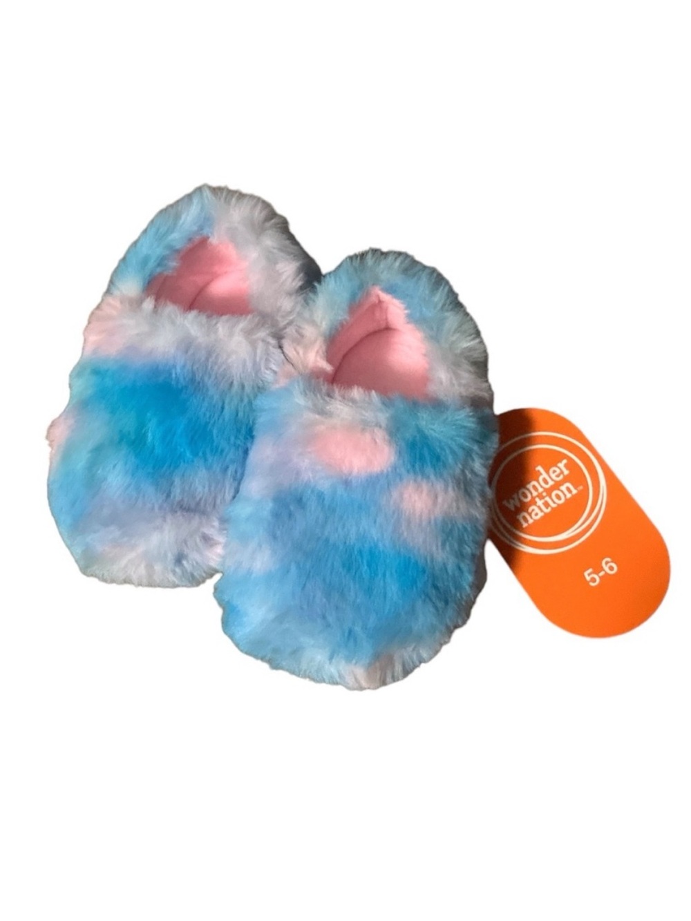 Wonder Nation Faux Fur Aline Slippers